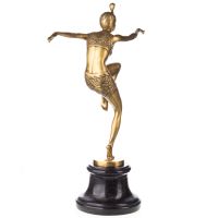 Art Deco, Tänzerin, Bronzefigur